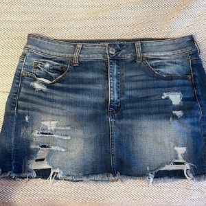 American Eagle super stretch denim skirt